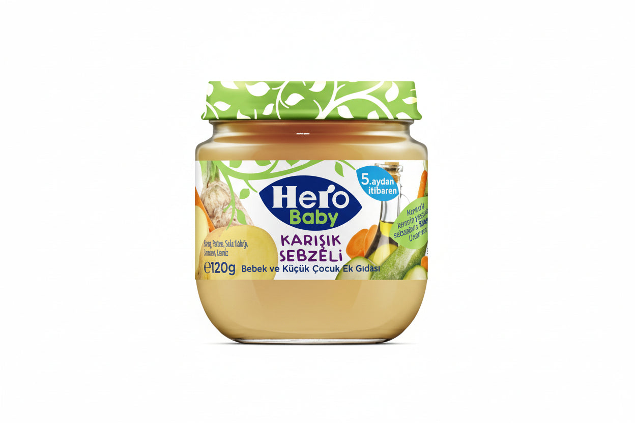 Ülker Hero Baby Anadolu Sebzeleri 120 Gr Kavanoz