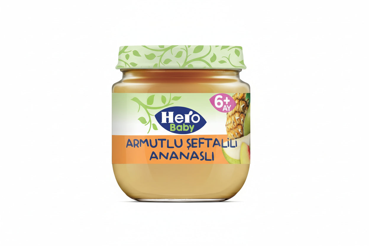 Ülker Hero Baby Armut Ananas Şeftali Püre 120 Gr