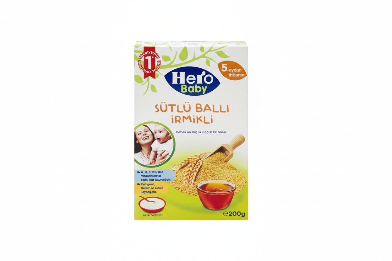 Ülker Hero Baby Sütlü Ballı İrmikli 200 Gr