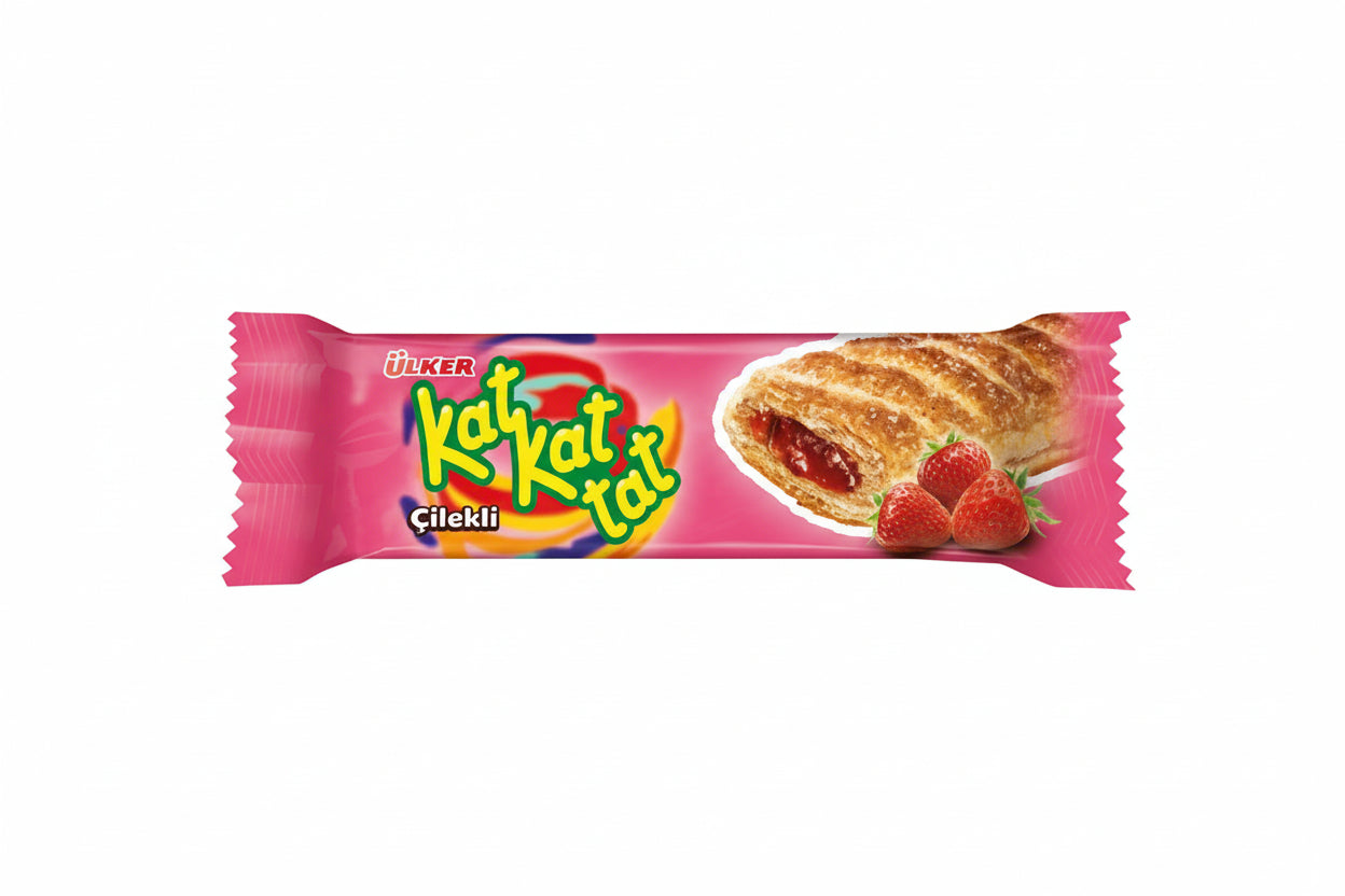 Ülker Kat Kat Çilekli Gofret 28 Gr