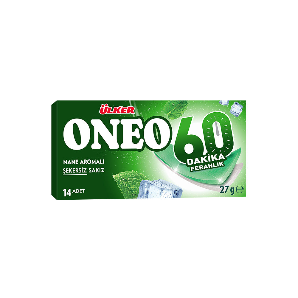 Ülker Oneo 60 Dakika Yeşil Nane Aromalı Şekerleme - Batman Sanal Market