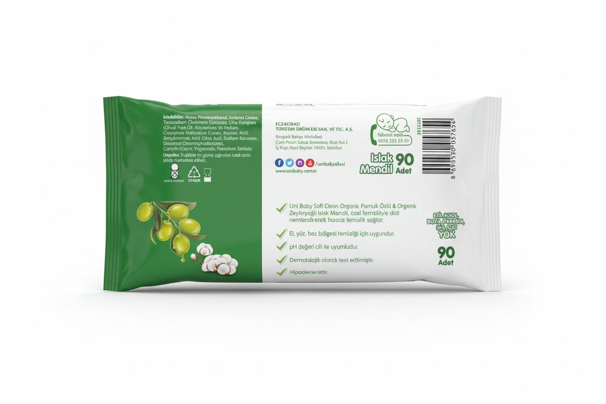 Uni Baby Islak Mendil 90 Adet