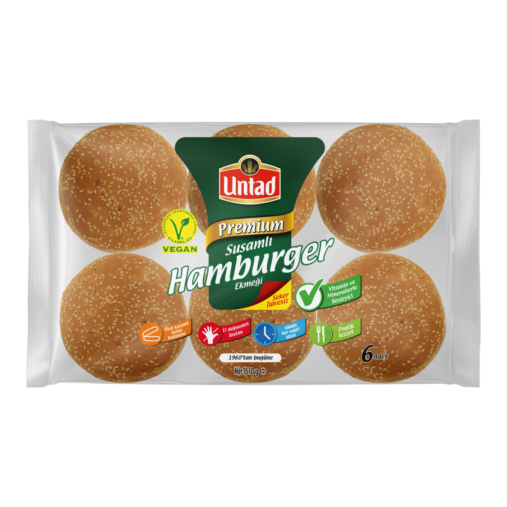 Untad Hamburger Ekmeği 500 Gr