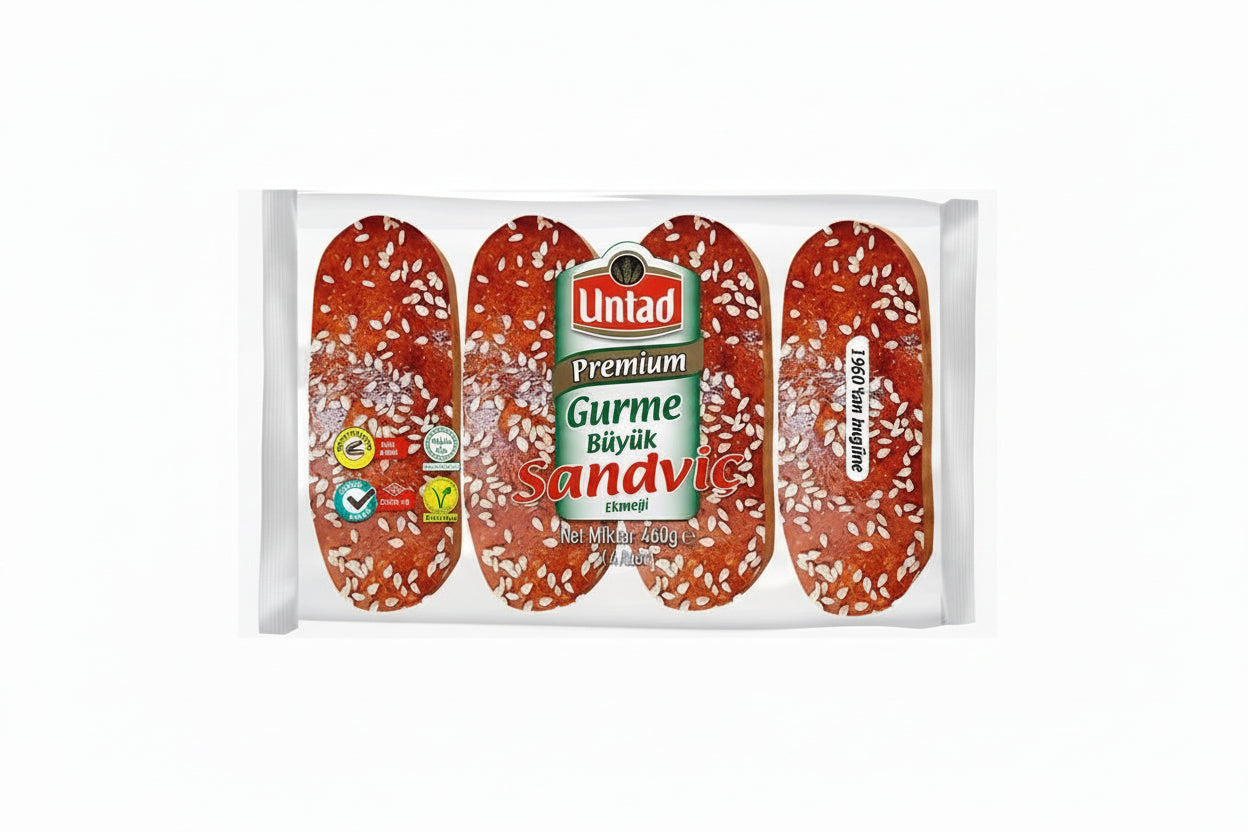 Untad Premium Sandviç Ekmeği (4x115g)