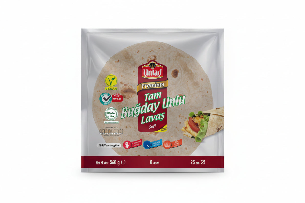Untad Tam Buğday Unlu Lavaş