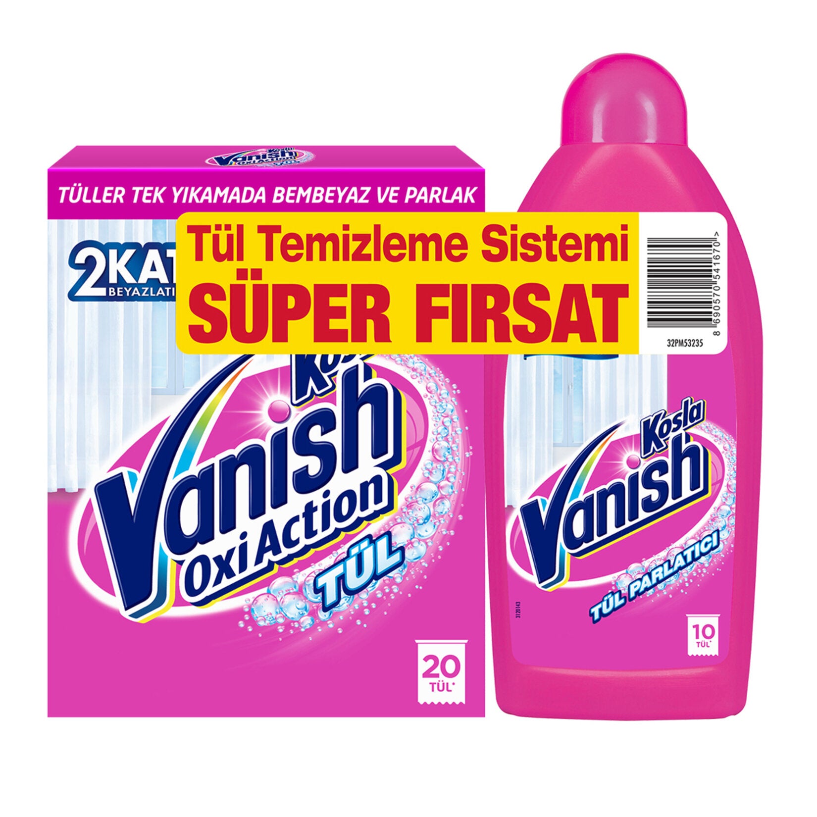 Vanish Kosla Tül 450 Gr + Tül Parlatıcı 450 Gr - Batman Sanal Market