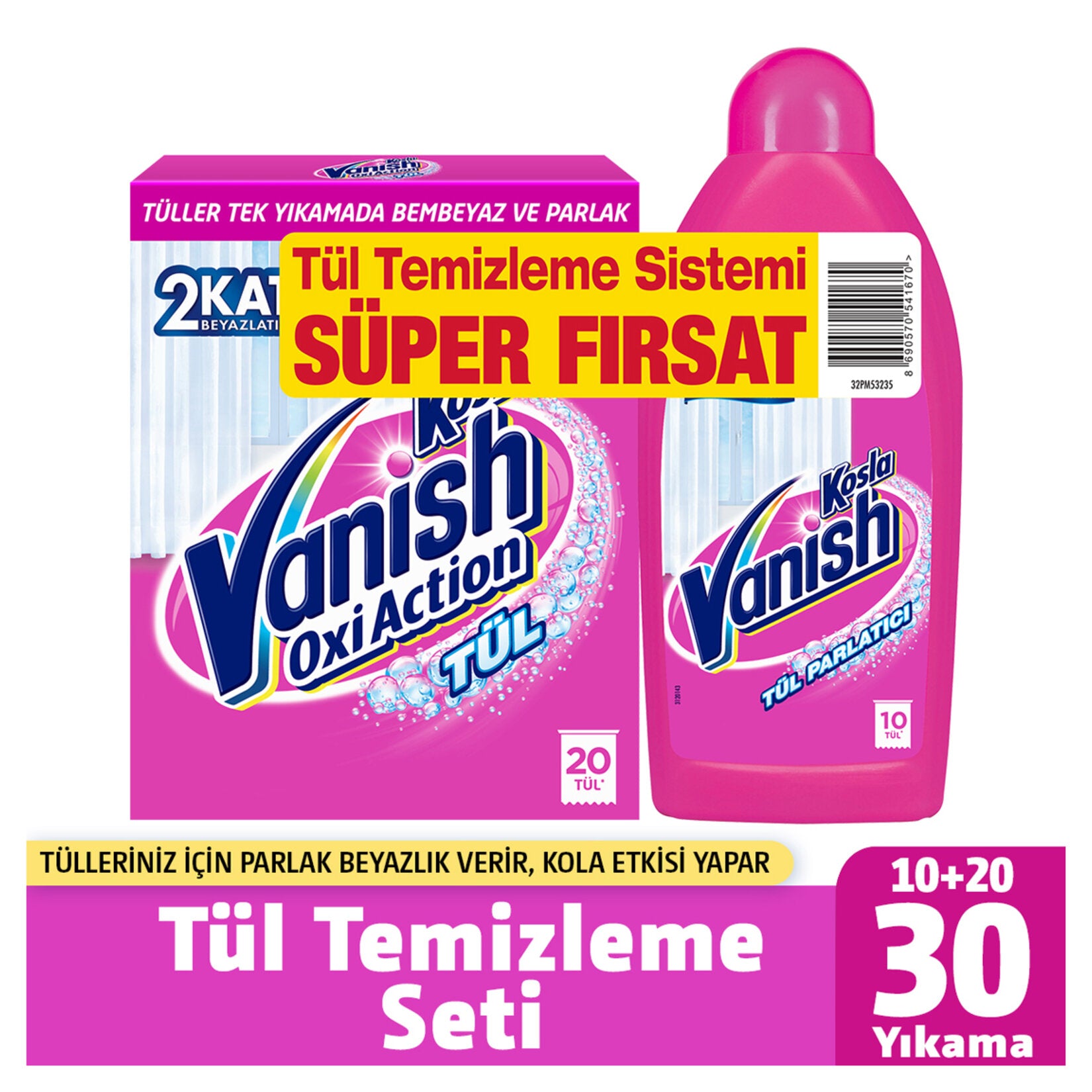 Vanish Kosla Tül 450 Gr + Tül Parlatıcı 450 Gr - Batman Sanal Market