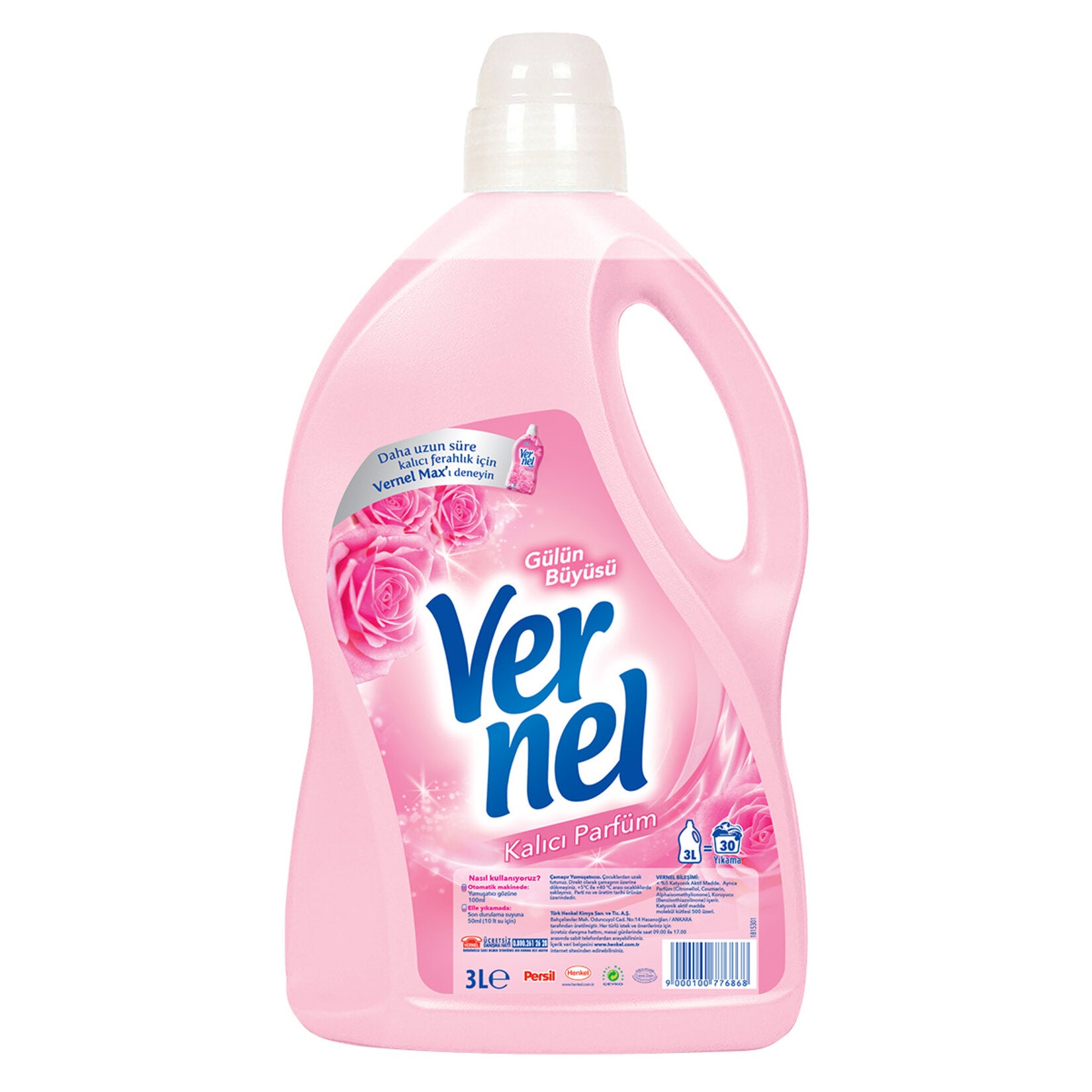 Vernel Yumuşatıcı 3 L Gülün Büyüsü - Batman Sanal Market