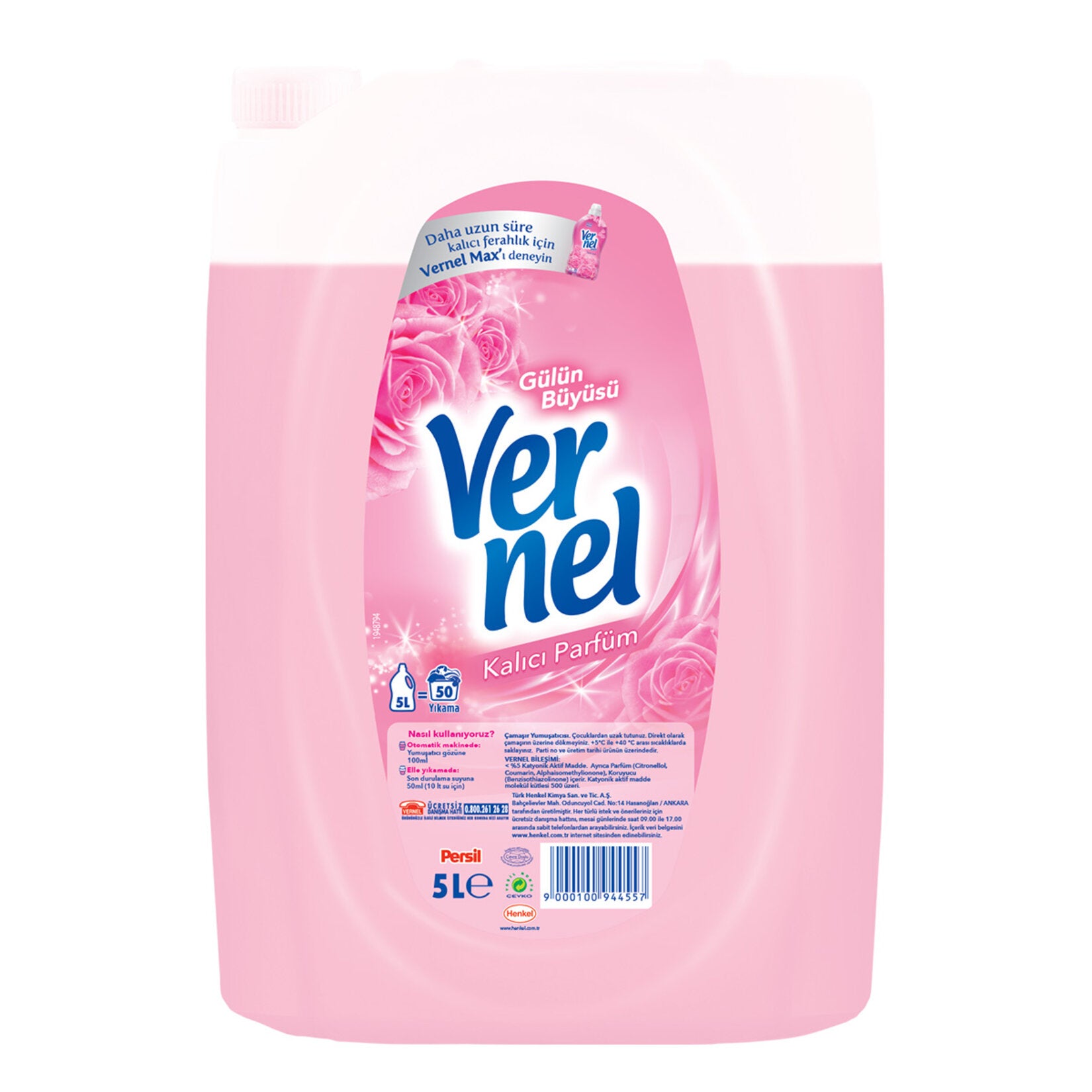 Vernel Yumuşatıcı 5 L Gülün Büyüsü - Batman Sanal Market