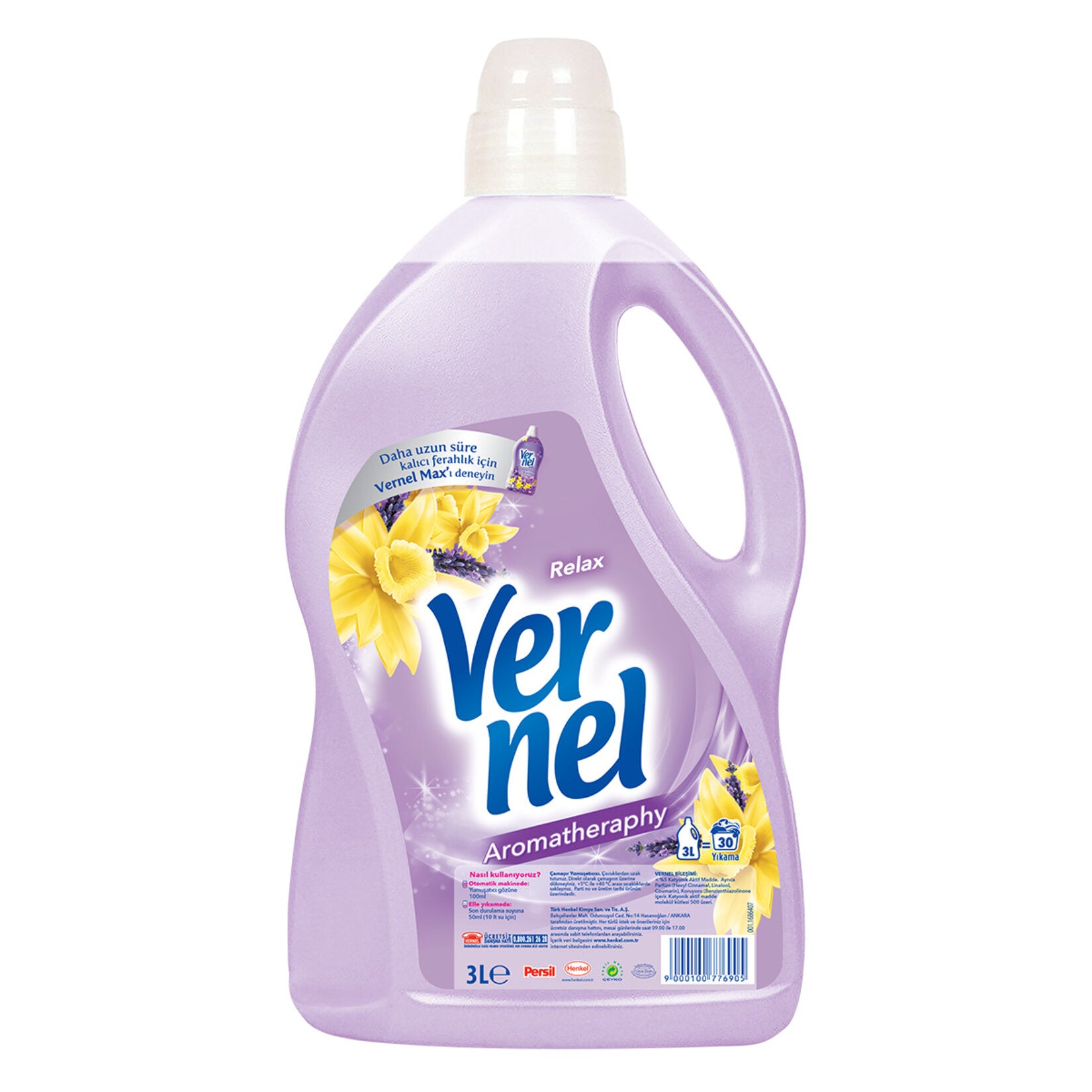 Vernel Yumuşatıcı Relax 3 Litre - Batman Sanal Market