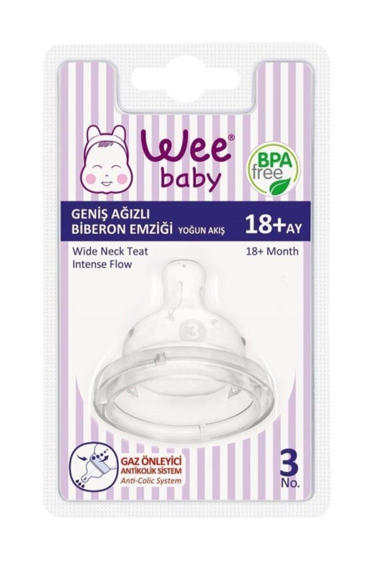 Wee Silikon Biberon Emziği G. Ağızlı