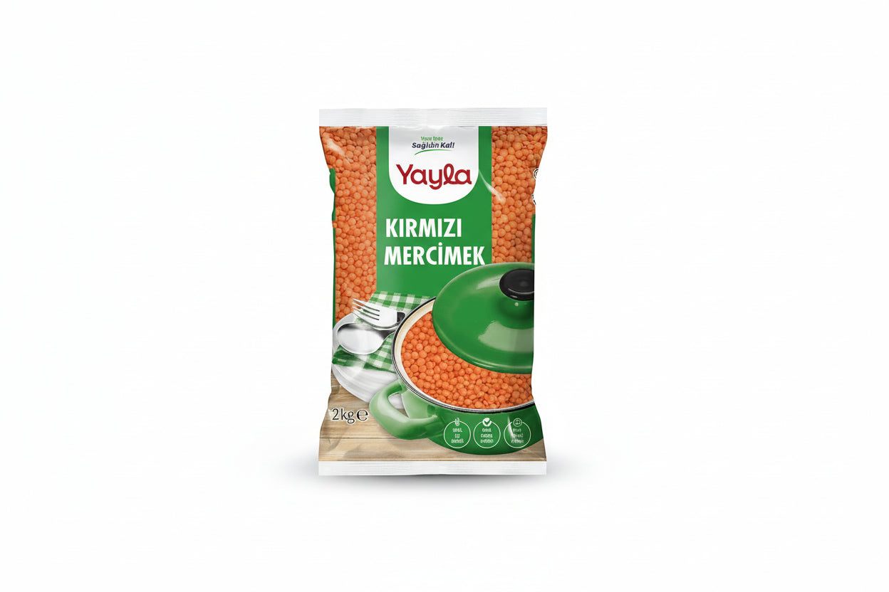 Yayla Kırmızı Mercimek 2 Kg