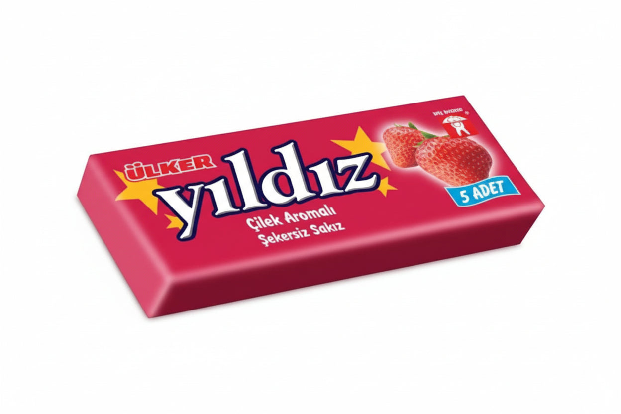 Ülker Yıldız Çilekli Sakız 5'li