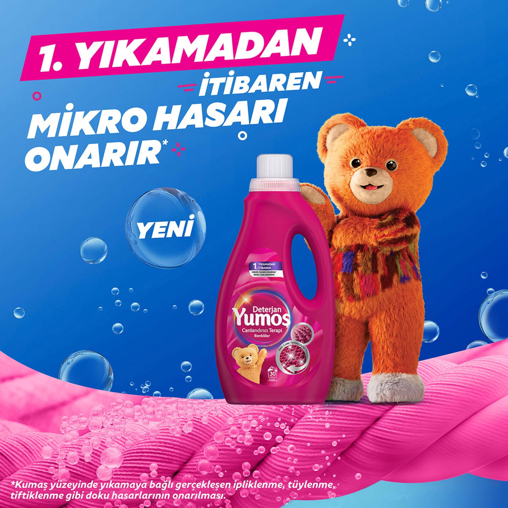 YUMOŞ Sıvı Deterjan Renk Bakım 2520 ML - Batman Sanal Market