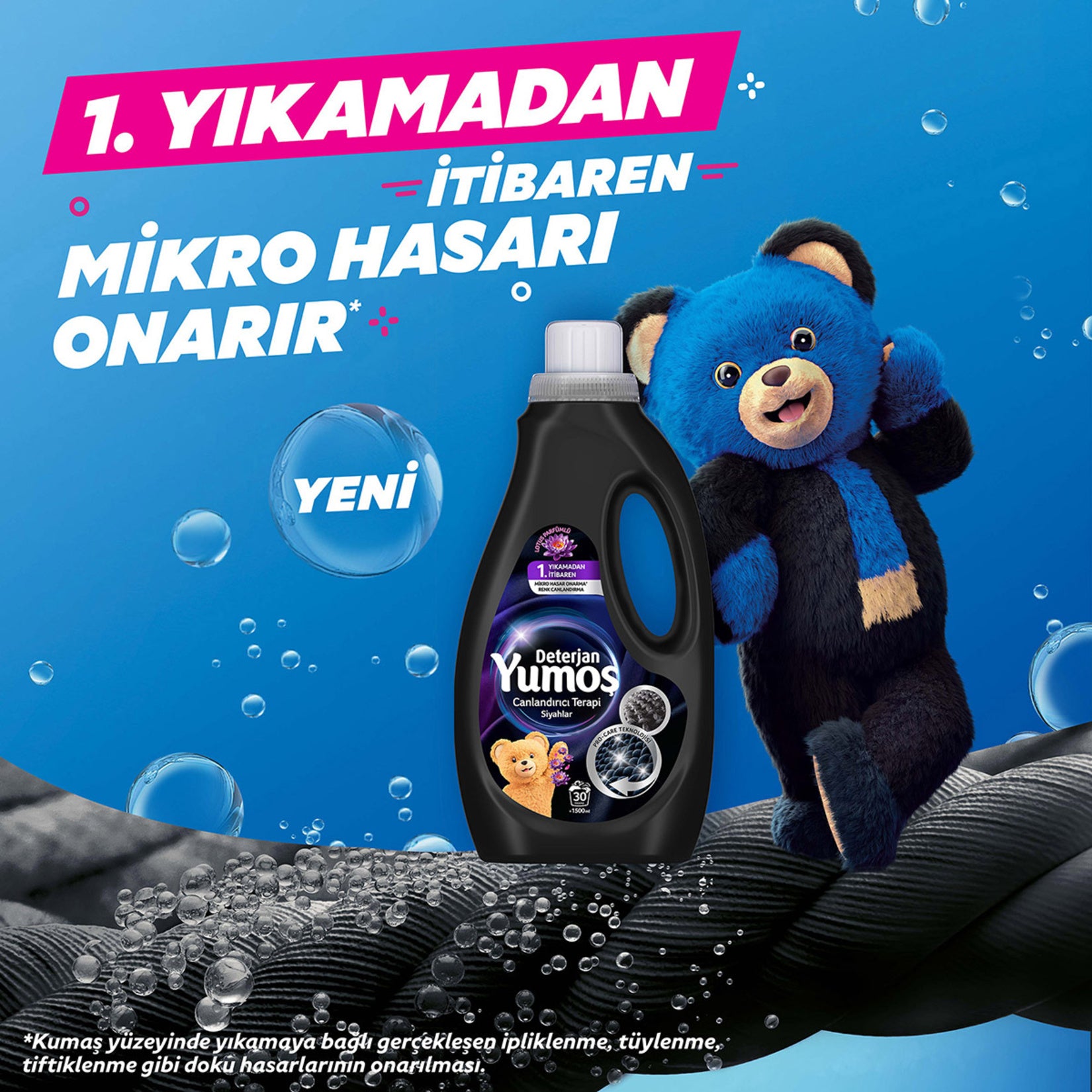 YUMOŞ Sıvı Deterjan Siyah Bakım 2520 ML - Batman Sanal Market