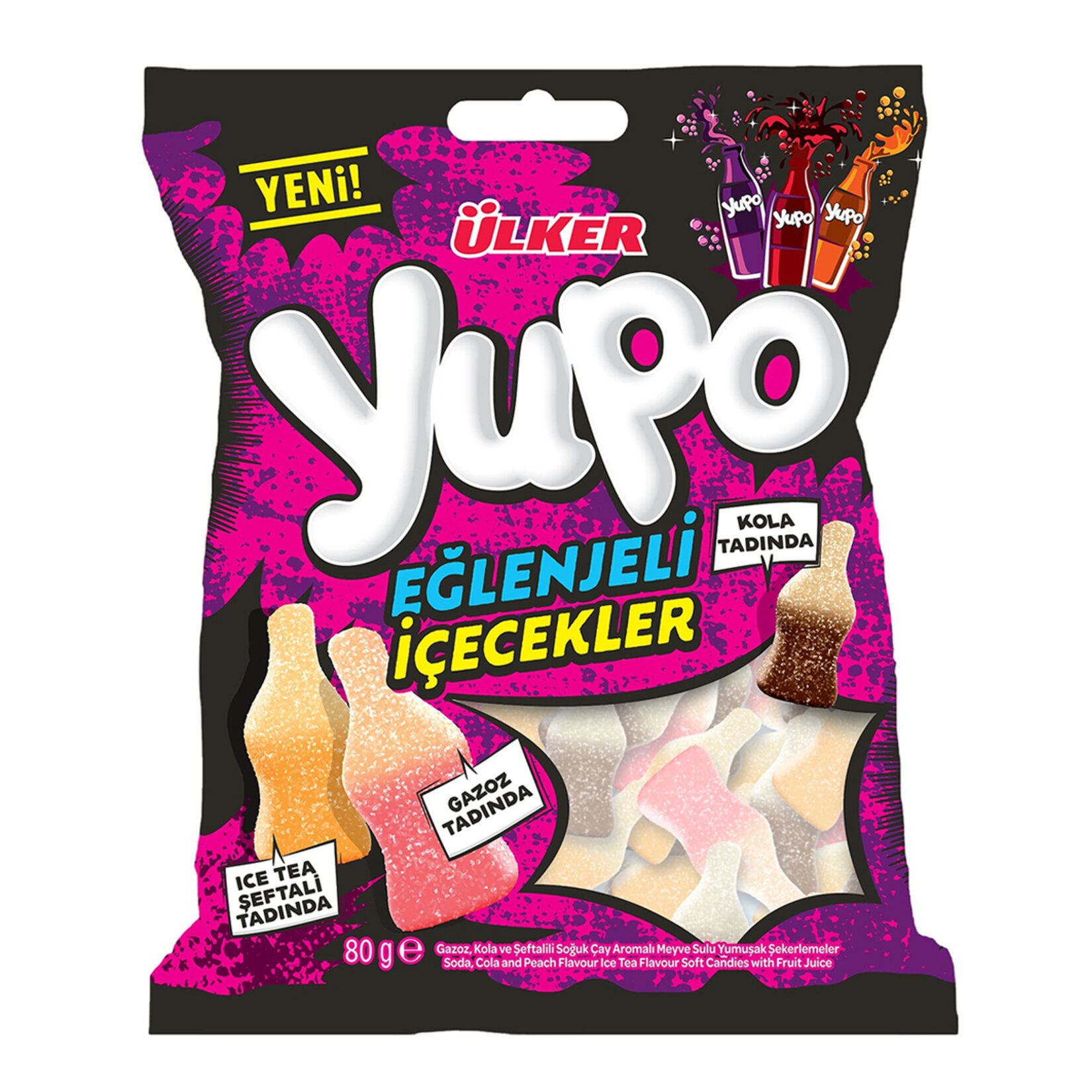 Yupo Süper Eğlenceli İçecekler 80 Gr