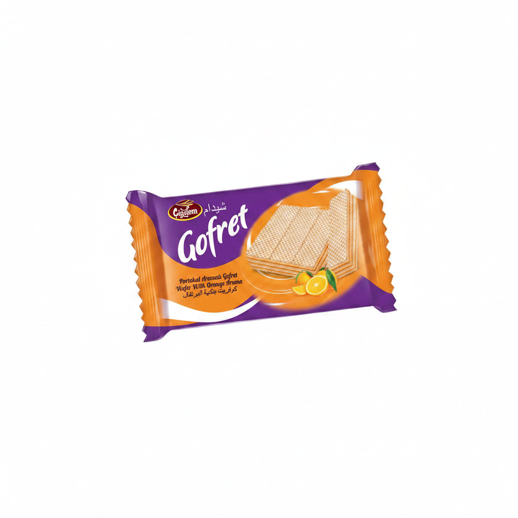 Zelal Portakal Aromalı Gofret 400 Gr - Batman Sanal Market