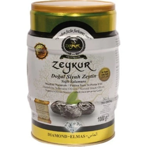 Zeykur Doğal Siyah Zeytin 1kg XS-2XS - Batman Sanal Market